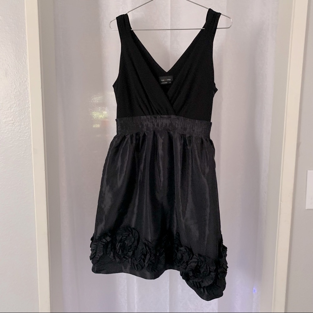 MAX & CLEO BLACK DRESS Sz:6